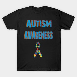 Autism Awareness T-ShirtAutism Awareness Ribbon Raise Awareness Graphic T T-Shirt